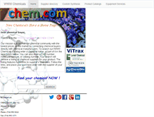 Tablet Screenshot of chem.com