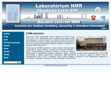 Tablet Screenshot of nmr.chem.sk